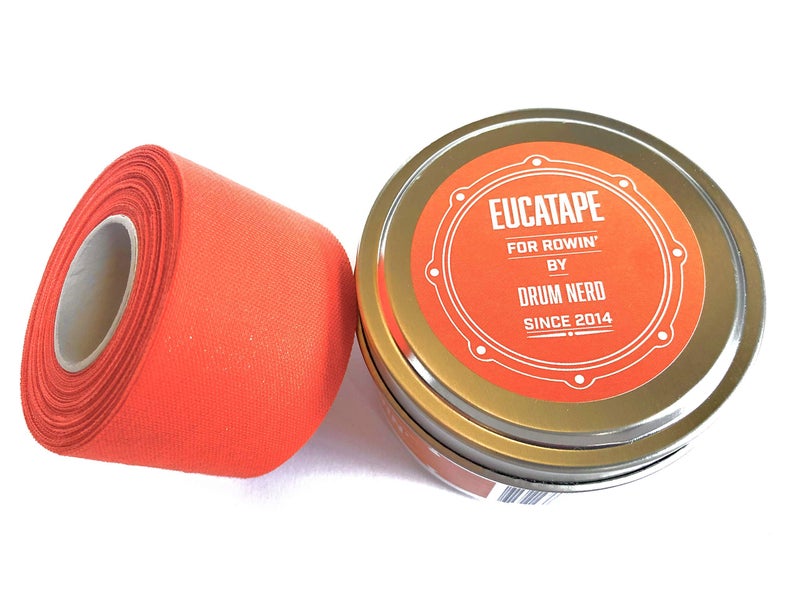 Eucatape Eucalyptus Infused Rowing Tape â€“ for Rowing Hands & Strength & Grip Indoor Machine or Outdoor Sculling Crew (Orange) - Image 1